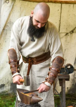 Gürtel Sindri aus Fettleder, braun