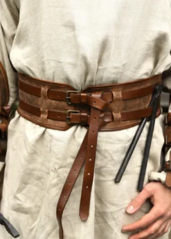 Gürtel Sindri aus Fettleder, braun