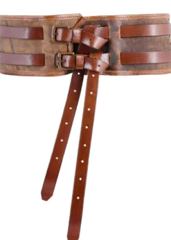 Gürtel Sindri aus Fettleder, braun