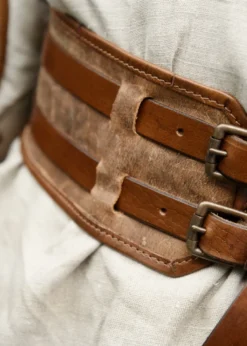 Gürtel Sindri aus Fettleder, braun