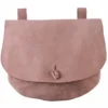 Gürteltasche aus Leder, halbrund