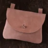 Gürteltasche aus Leder, rechteckig