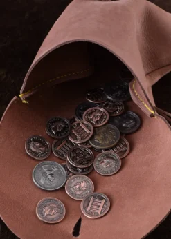 Gürteltasche aus Leder, rechteckig