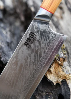 Hackmesser, Damaststahl
