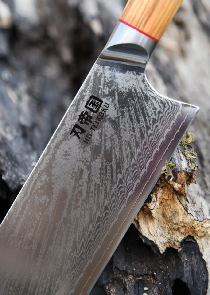 Hackmesser, Damaststahl