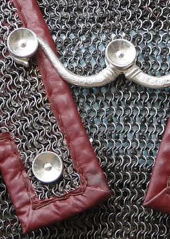 Haken und Knöpfe für Lorica Hamata, Chassenard, versilbert