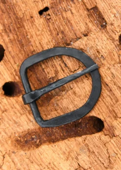 Handgeschmiedete Schnalle aus Stahl, für ca. 29 mm breite Gürtel