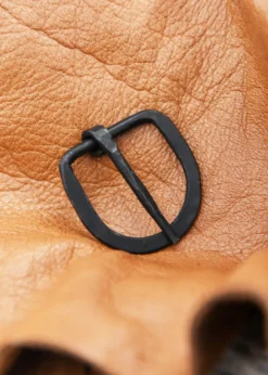 Handgeschmiedete Schnalle aus Stahl, für ca. 29 mm breite Gürtel