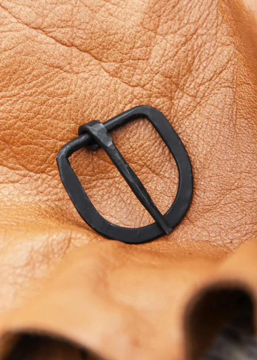 Handgeschmiedete Schnalle aus Stahl, für ca. 29 mm breite Gürtel
