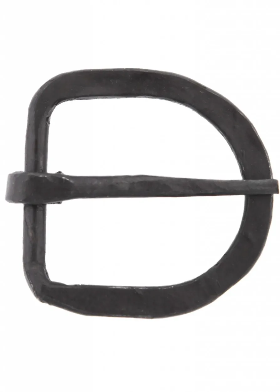 Handgeschmiedete Schnalle aus Stahl, für ca. 29 mm breite Gürtel