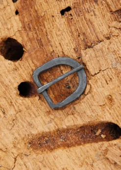 Handgeschmiedete Schnalle aus Stahl, für ca. 17 mm breite Gürtel