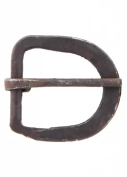 Handgeschmiedete Schnalle aus Stahl, für ca. 17 mm breite Gürtel