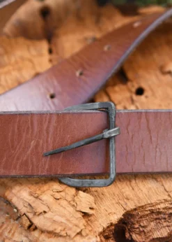 Handgeschmiedete Schnalle aus Stahl, für ca. 39 mm breite Gürtel