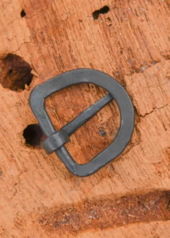 Handgeschmiedete Schnalle aus Stahl, für ca. 21 mm breite Gürtel