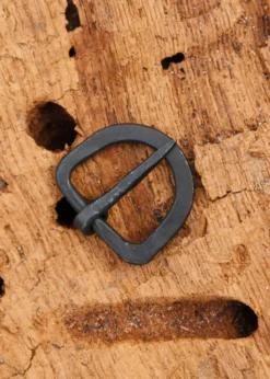 Handgeschmiedete Schnalle aus Stahl, für ca. 21 mm breite Gürtel