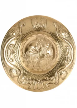 Handgetriebener Römischer Schildbuckel, Messing