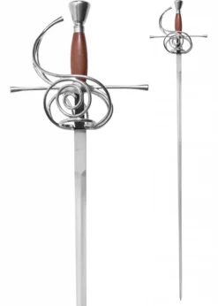 Hanwei Korbrapier mit Hartholzgriff