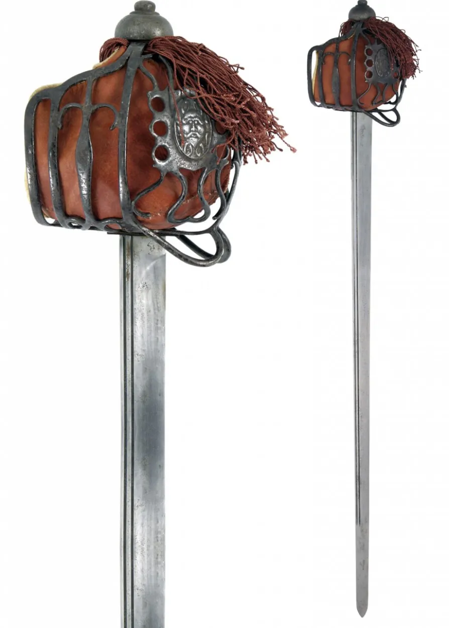 Hanwei Schottisches Backsword mit Korbgefäß, Antikversion