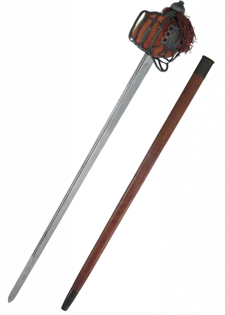 Hanwei Schottisches Backsword mit Korbgefäß, Antikversion