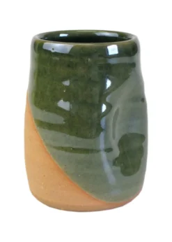 Historischer Dellenbecher aus Ton, 0,25 Liter