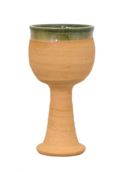 Historischer Weinkelch aus Ton, 0,2 Liter