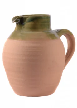 Historischer Wein-Schankkrug aus Ton, 2 Liter