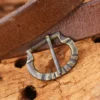Hochmittelalter Schnalle aus Messing, Nr. 1