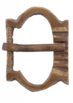 Hochmittelalter Schnalle aus Messing, Nr. 7
