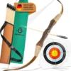 Holzbogen Set für Kinder, 16 tlg., Bogenlänge 100 cm