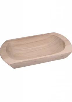Holzmolle, rund, 30 x 20 x 6 cm