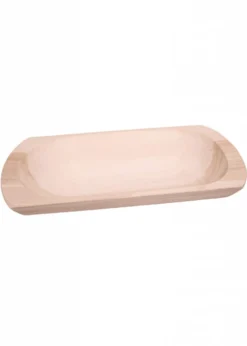 Holzmolle, rund, 45 x 23 x 6 cm