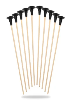 Holzpfeile Set, 10 tlg. mit Saugnapf, Pfeillänge 42 cm