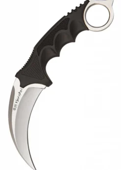 Honshu Karambit-Messer, Silberfarben, mit Stiefelscheide