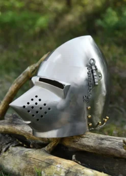 Hundsgugel, ca. 1390, 2 mm Stahl