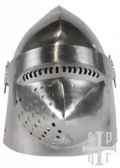 Hundsgugel, Mittelalter-Helm, Schloss Churburg ca. 1395, 1,2 mm Stahl
