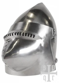Hundsgugel, Mittelalter-Helm, Schloss Churburg ca. 1395, 1,2 mm Stahl
