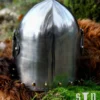 Hundsgugel, Mittelalter-Helm, ca. 1370, 1,6 mm Stahl