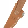 Impala Messer mit Trailing-Point-Klinge und Lederlamellengriff
