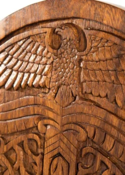 Irminsul, massive Holzscheibe