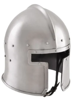 Italienischer Barbuta, ca. 1440, 2 mm Stahl