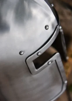 Italienischer Barbuta, ca. 1440, 2 mm Stahl