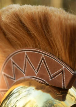 Italo-Korintherhelm mit Helmbusch, 1,3 mm Messing