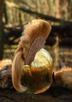 Italo-Korintherhelm mit Helmbusch, 1,3 mm Messing