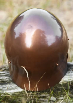 Italo-Korintherhelm, Stahl in Antikfinish