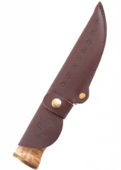 Jagdmesser Karhuleuku, sormisuojalla, Wood Jewel