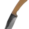 Jagdmesser mit Griff aus Olivenholz, ca.20 cm, Lederscheide,