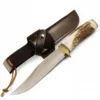 Jagdmesser mit Hirschhorngriff, Klinge 165 mm
