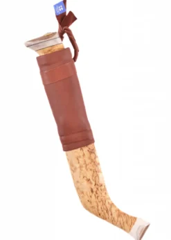 Jagdmesser mit Scheide aus Maserbirke, Wood-Jewel