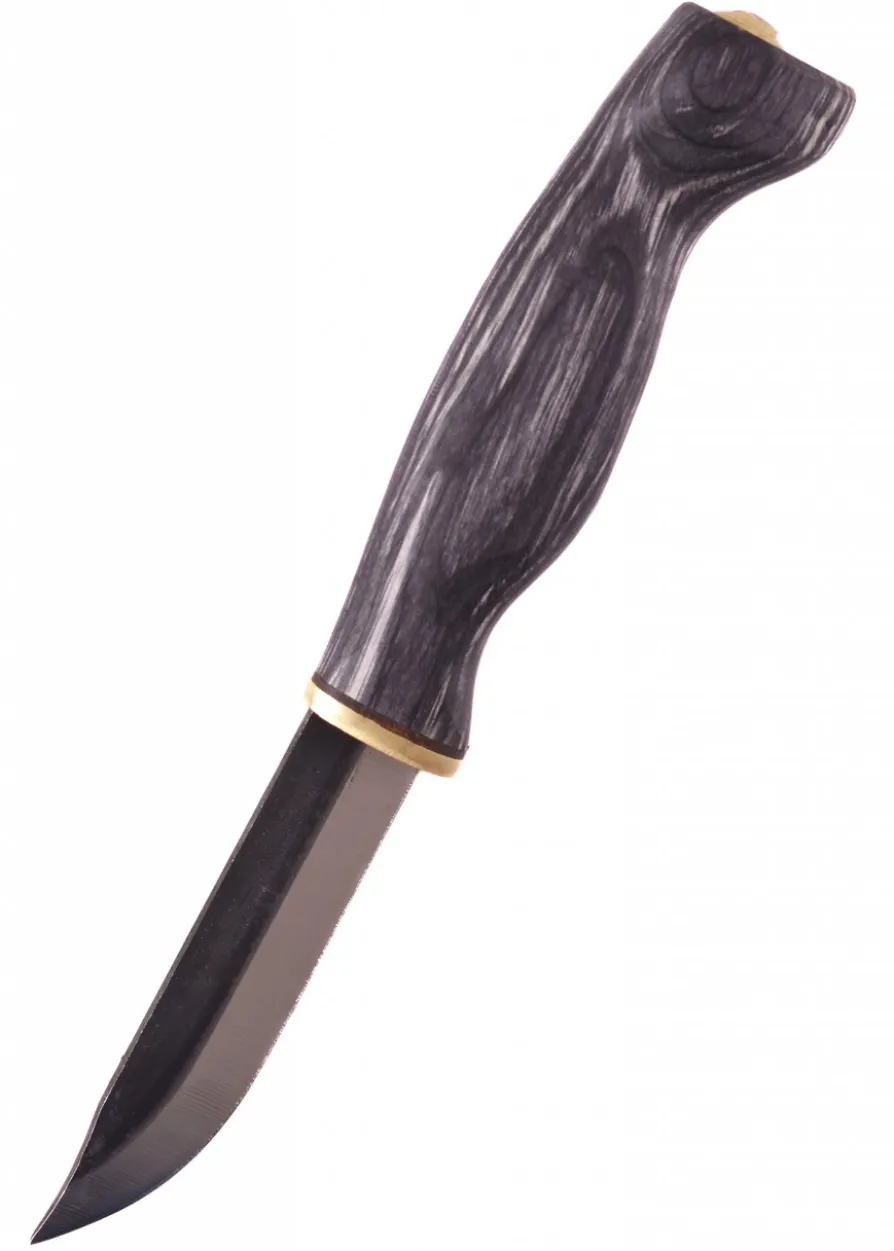 Jagdmesser mit schwarzem Griff, Wood-Jewel