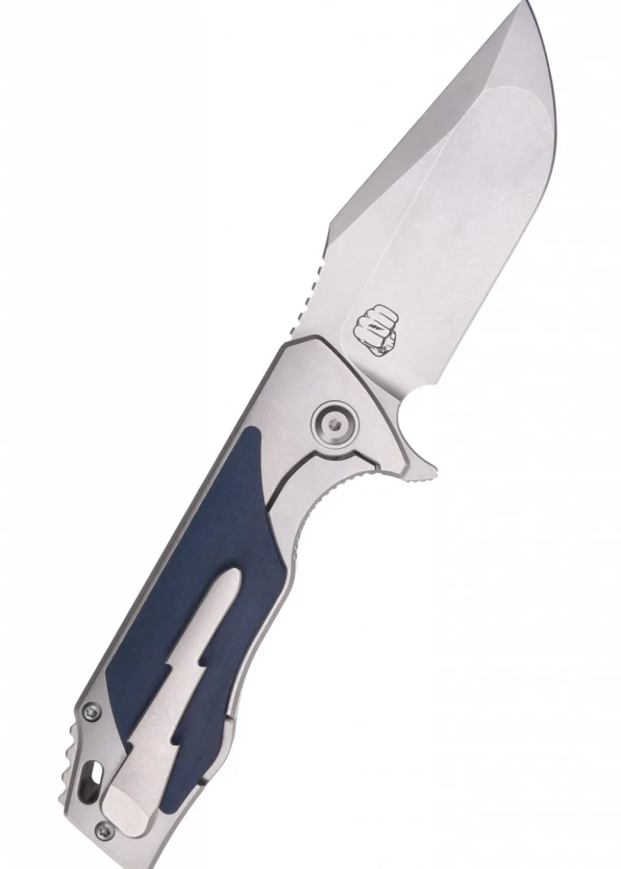 J-Cape V4, Exclusive, Blue Richlite, Flipper
